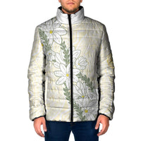 Ia Orana Tahiti Tiare Padded Jacket Lemon Yellow Lei - Polynesian Pride