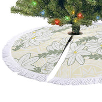 Ia Orana Tahiti Tiare Tree Skirt Lemon Yellow Lei - Polynesian Pride