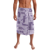 Hawaiian Quilt Tapa On Lilac Palaka Motifs Lavalava LT7 Lilac - Polynesian Pride