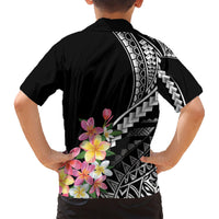 AAPI Heritage Month Family Matching Short Sleeve Bodycon Dress and Hawaiian Shirt Kanaka Hawaii Plumeria LT7 - Polynesian Pride