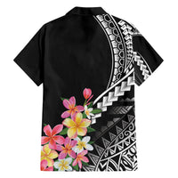 AAPI Heritage Month Family Matching Short Sleeve Bodycon Dress and Hawaiian Shirt Kanaka Hawaii Plumeria LT7 - Polynesian Pride