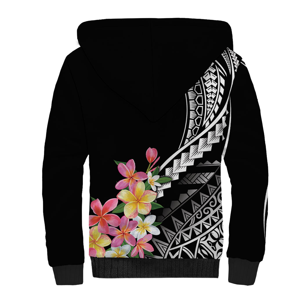 AAPI Heritage Month Sherpa Hoodie Kanaka Hawaii Plumeria