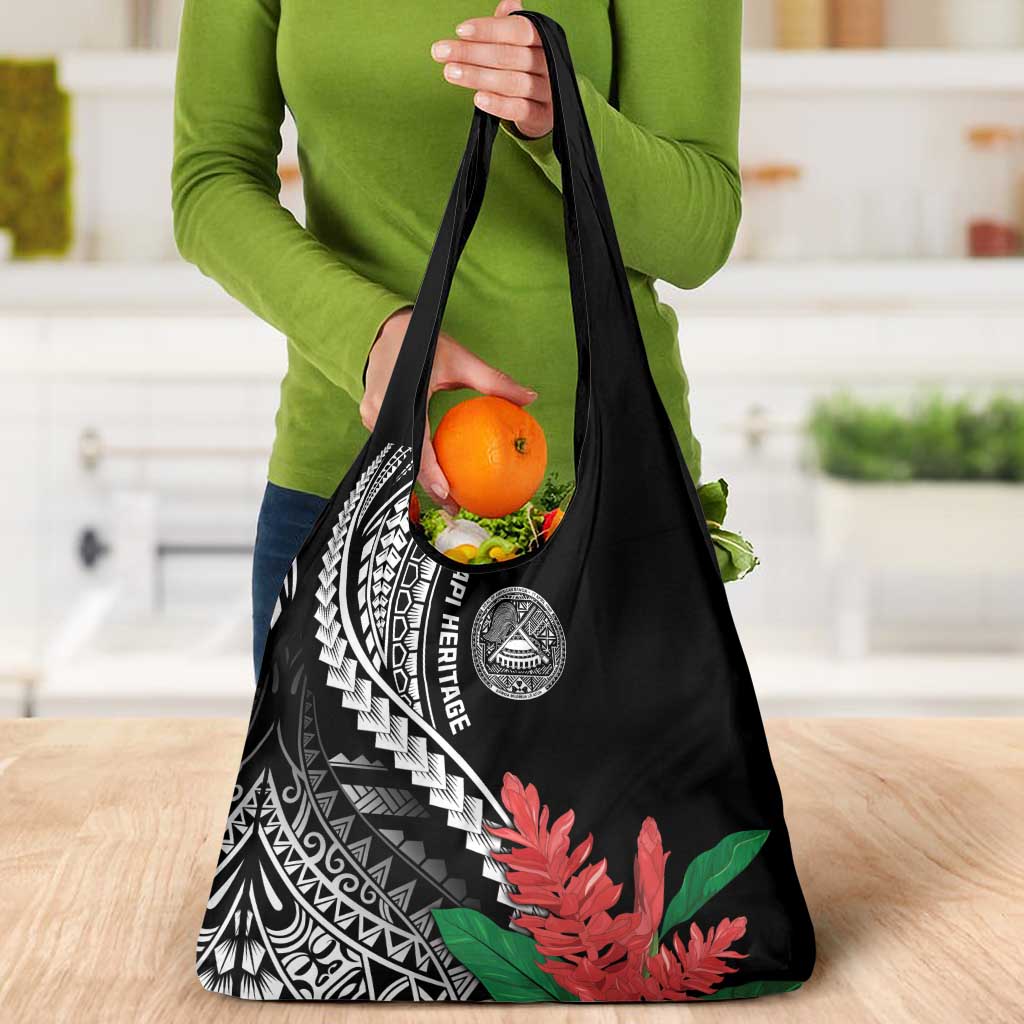 AAPI Heritage Month Grocery Bag Samoa Teuila LT7 - Polynesian Pride