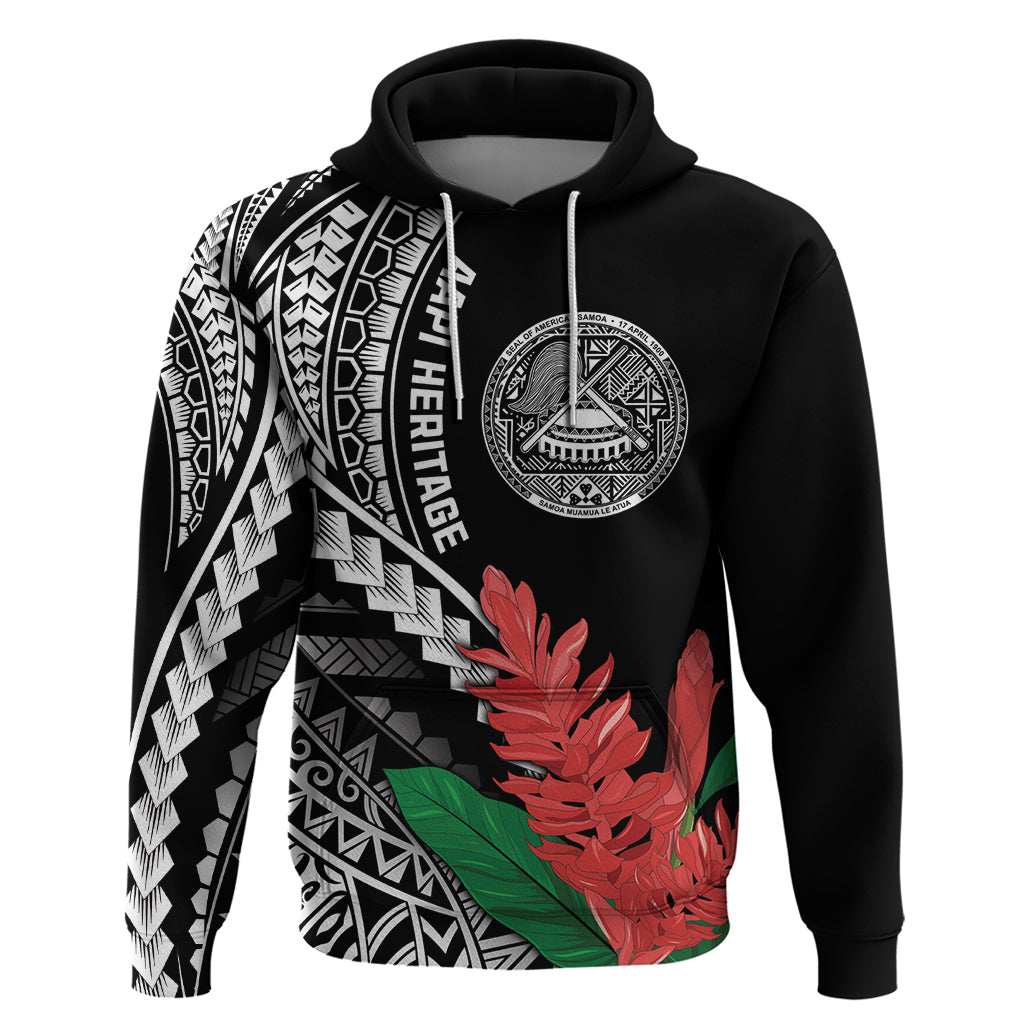 AAPI Heritage Month Hoodie Samoa Teuila LT7 Pullover Hoodie Black - Polynesian Pride