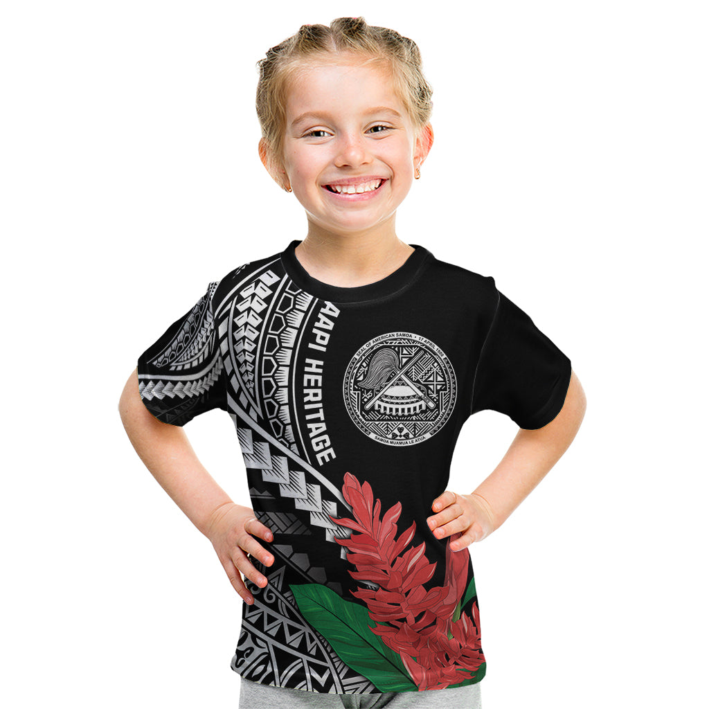 AAPI Heritage Month Kid T Shirt Samoa Teuila LT7 Black - Polynesian Pride