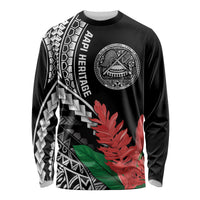 AAPI Heritage Month Long Sleeve Shirt Samoa Teuila LT7 Unisex Black - Polynesian Pride