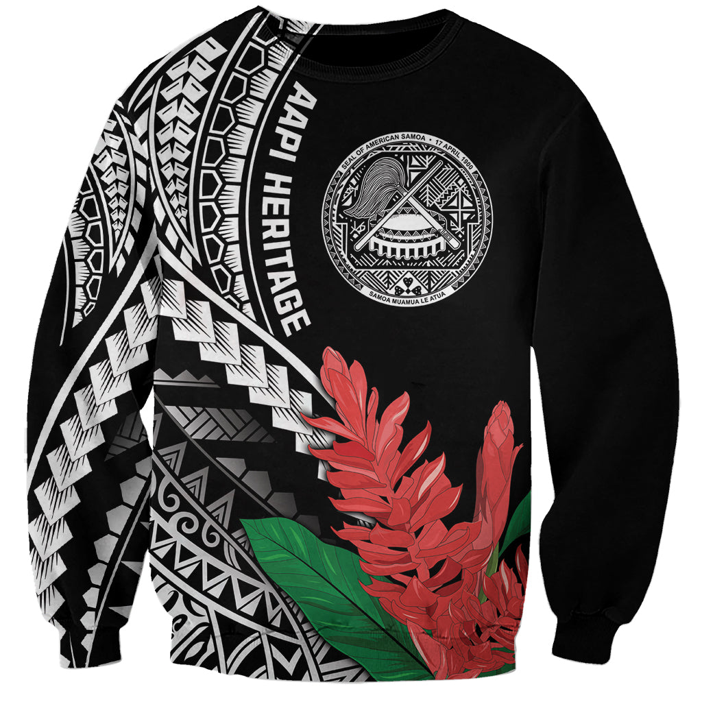 AAPI Heritage Month Sweatshirt Samoa Teuila LT7 Unisex Black - Polynesian Pride