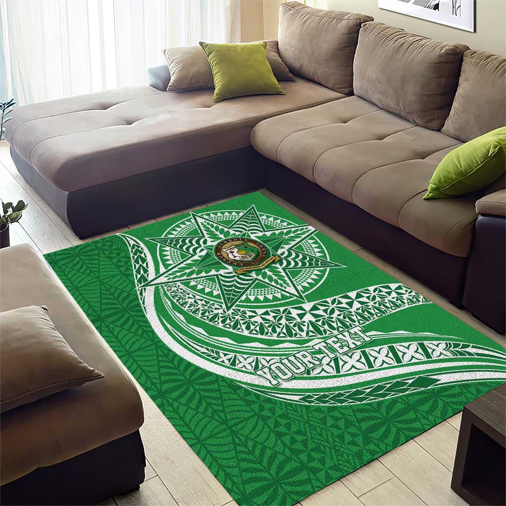 Tonga Liahona High School Personalized Area Rug Ngatu Tokelaufeletoa Motifs