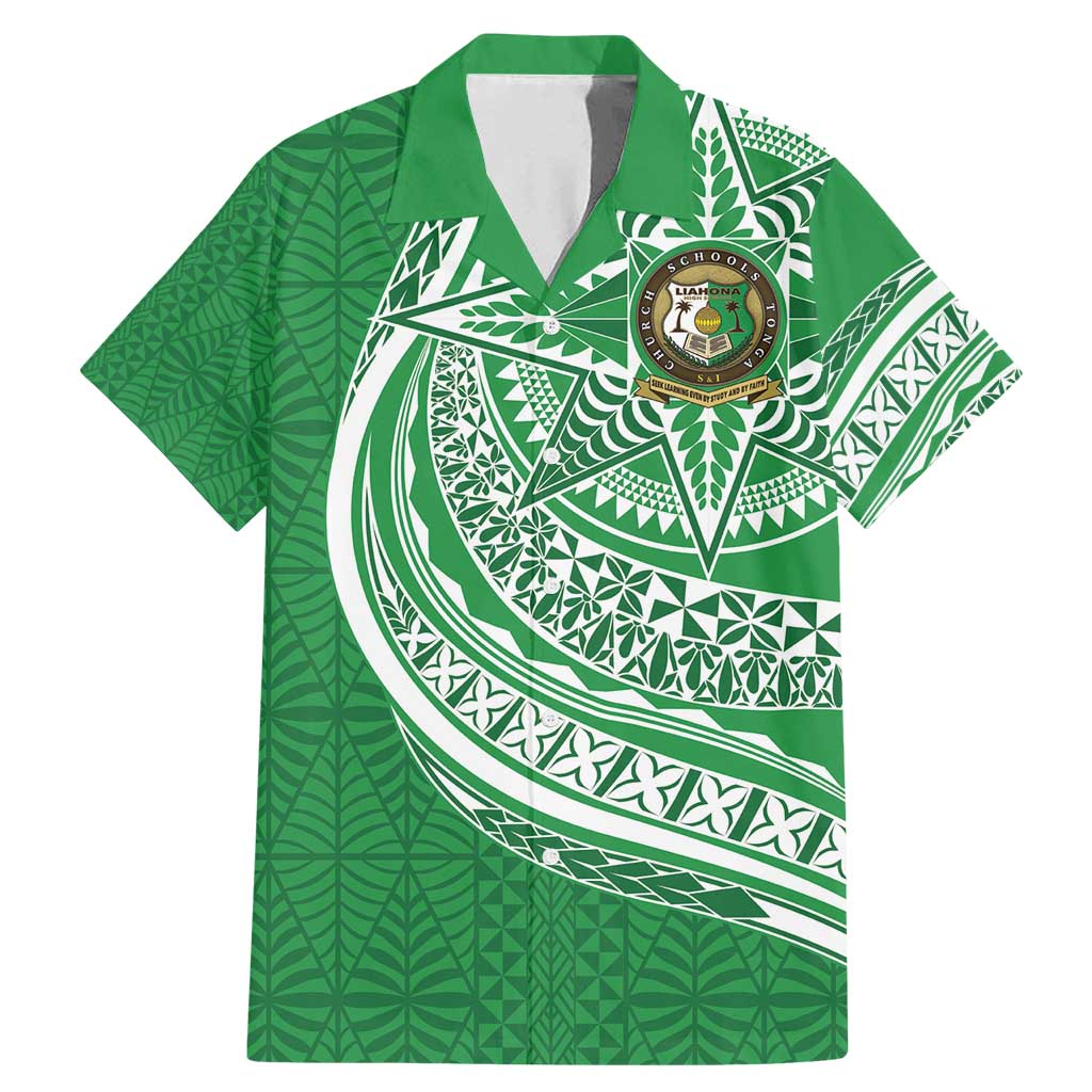 Tonga Liahona High School Personalized Family Matching Mermaid Dress and Hawaiian Shirt Ngatu Tokelaufeletoa Motifs