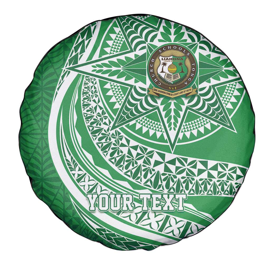 Tonga Liahona High School Personalized Spare Tire Cover Ngatu Tokelaufeletoa Motifs LT7 - Polynesian Pride