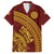 Tonga High School Family Matching Puletasi and Hawaiian Shirt THS Anniversary Ngatu Motif