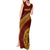 Tonga High School Tank Maxi Dress THS Anniversary Ngatu Motif
