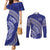 Tupou College Toloa Couples Matching Mermaid Dress and Long Sleeve Button Shirt Ngatu Tapa Mix Style