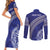 Tupou College Toloa Couples Matching Short Sleeve Bodycon Dress and Long Sleeve Button Shirt Ngatu Tapa Mix Style
