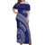 Tupou College Toloa Off Shoulder Maxi Dress Ngatu Tapa Mix Style