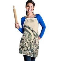 Aloha Hawaii Tapa Apron Summer Green Hawaiian Ipu LT7 - Polynesian Pride