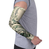 Aloha Hawaii Tapa Arm Sleeves Summer Green Hawaiian Ipu LT7 - Polynesian Pride