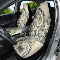 Aloha Hawaii Tapa Car Seat Cover Summer Green Hawaiian Ipu - Polynesian Pride