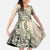 Aloha Hawaii Tapa Family Matching Off Shoulder Maxi Dress and Hawaiian Shirt Summer Green Hawaiian Ipu - Polynesian Pride