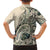 Aloha Hawaii Tapa Family Matching Summer Maxi Dress and Hawaiian Shirt Summer Green Hawaiian Ipu - Polynesian Pride