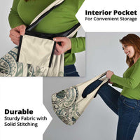 Aloha Hawaii Tapa Grocery Bag Summer Green Hawaiian Ipu - Polynesian Pride