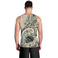 Aloha Hawaii Tapa Men Tank Top Summer Green Hawaiian Ipu - Polynesian Pride