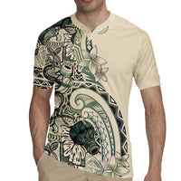 Aloha Hawaii Tapa Rugby Jersey Summer Green Hawaiian Ipu - Polynesian Pride