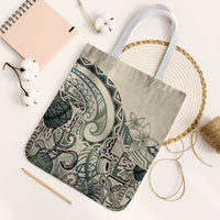 Aloha Hawaii Tapa Tote Bag Summer Green Hawaiian Ipu - Polynesian Pride