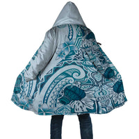Aloha Hawaii Tapa Cloak Cool Turquoise Hawaiian Ipu - Polynesian Pride