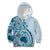 Aloha Hawaii Tapa Kid Hoodie Cool Turquoise Hawaiian Ipu - Polynesian Pride