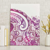 Aloha Hawaii Tapa Canvas Wall Art Vibrant Fuchsia Hawaiian Ipu - Polynesian Pride