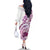 Aloha Hawaii Tapa Family Matching Off The Shoulder Long Sleeve Dress and Hawaiian Shirt Vibrant Fuchsia Hawaiian Ipu - Polynesian Pride