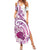 Aloha Hawaii Tapa Family Matching Summer Maxi Dress and Hawaiian Shirt Vibrant Fuchsia Hawaiian Ipu - Polynesian Pride