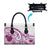 Aloha Hawaii Tapa Leather Bag Vibrant Fuchsia Hawaiian Ipu - Polynesian Pride