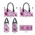 Aloha Hawaii Tapa Leather Bag Vibrant Fuchsia Hawaiian Ipu - Polynesian Pride