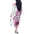 Aloha Hawaii Tapa Off The Shoulder Long Sleeve Dress Vibrant Fuchsia Hawaiian Ipu - Polynesian Pride
