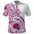 Aloha Hawaii Tapa Polo Shirt Vibrant Fuchsia Hawaiian Ipu - Polynesian Pride