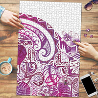 Aloha Hawaii Tapa Puzzle Vibrant Fuchsia Hawaiian Ipu LT7 Fuchsia - Polynesian Pride