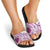 Aloha Hawaii Tapa Slide Sandals Vibrant Fuchsia Hawaiian Ipu - Polynesian Pride