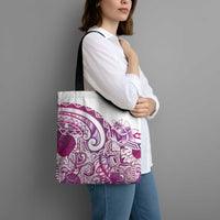Aloha Hawaii Tapa Tote Bag Vibrant Fuchsia Hawaiian Ipu - Polynesian Pride
