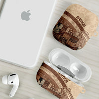 Samoa Mamanu Siapo Mocha AirPods Case Tatau Malie