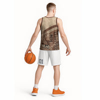 Samoa Mamanu Siapo Mocha Basketball Jersey Tatau Malie