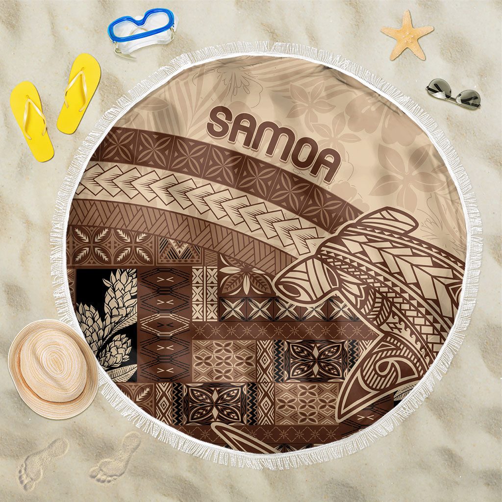 Samoa Mamanu Siapo Mocha Beach Blanket Tatau Malie