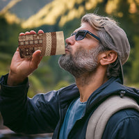 Samoa Mamanu Siapo Mocha 4 in 1 Can Cooler Tumbler Tatau Malie