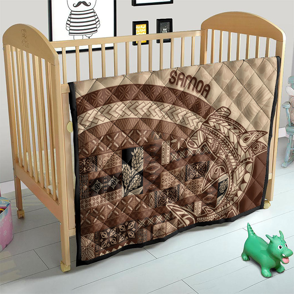 Samoa Mamanu Siapo Mocha Quilt Tatau Malie