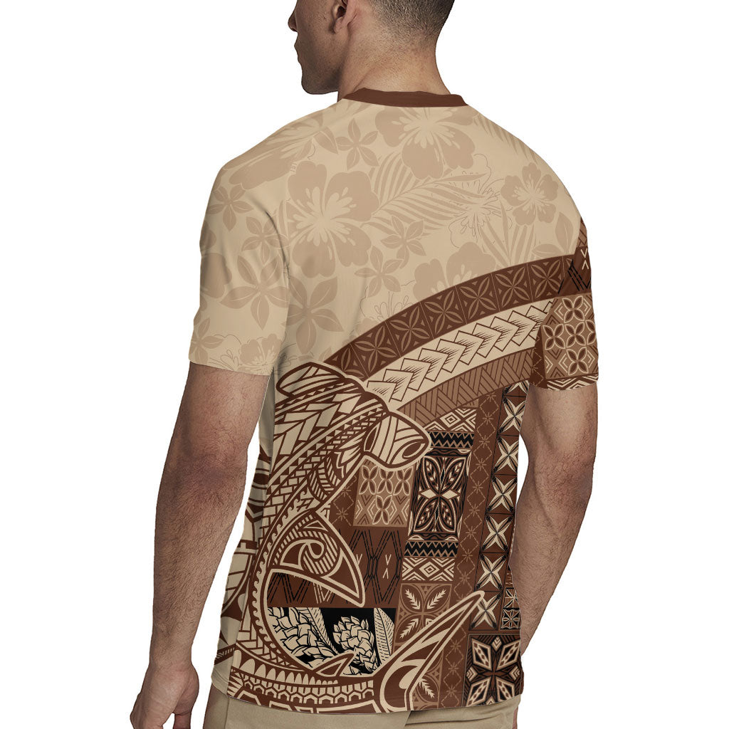 Samoa Mamanu Siapo Mocha Rugby Jersey Tatau Malie