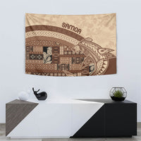 Samoa Mamanu Siapo Mocha Tapestry Tatau Malie