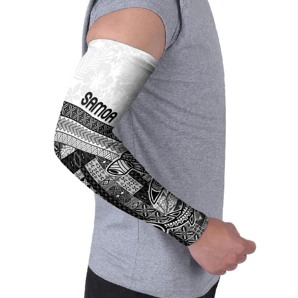 Samoa Mamanu Siapo Classic Black Arm Sleeves Tatau Malie