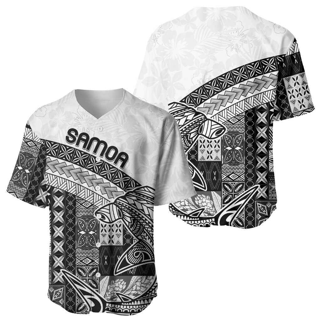 Samoa Mamanu Siapo Classic Black Baseball Jersey Tatau Malie
