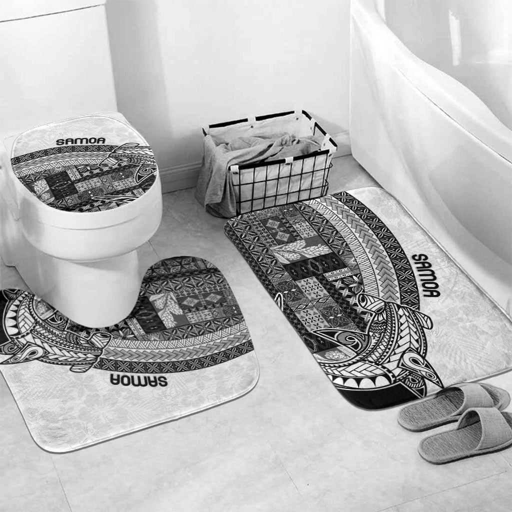 Samoa Mamanu Siapo Classic Black Bathroom Set Tatau Malie